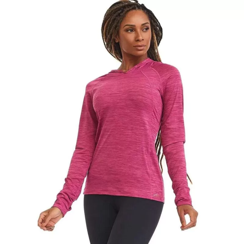 BLUSA MANGA LONGA RUN - Rosa