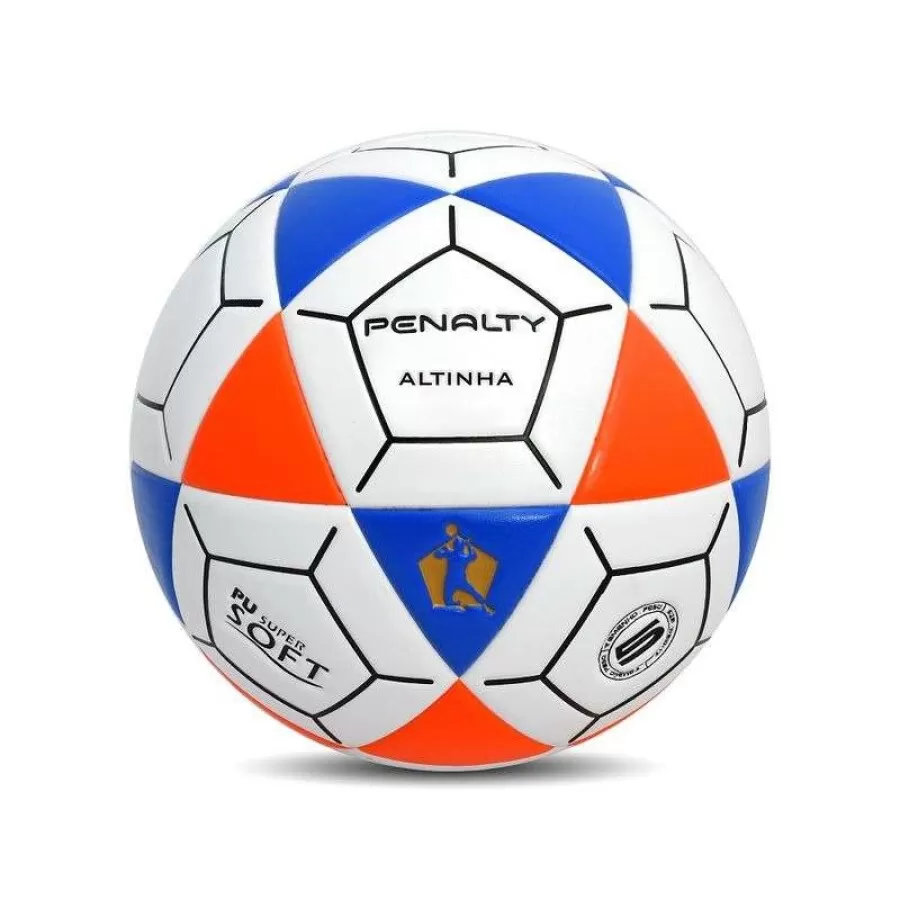 BOLA ALTINHA PENALTY XXI  Branco laranja e azul