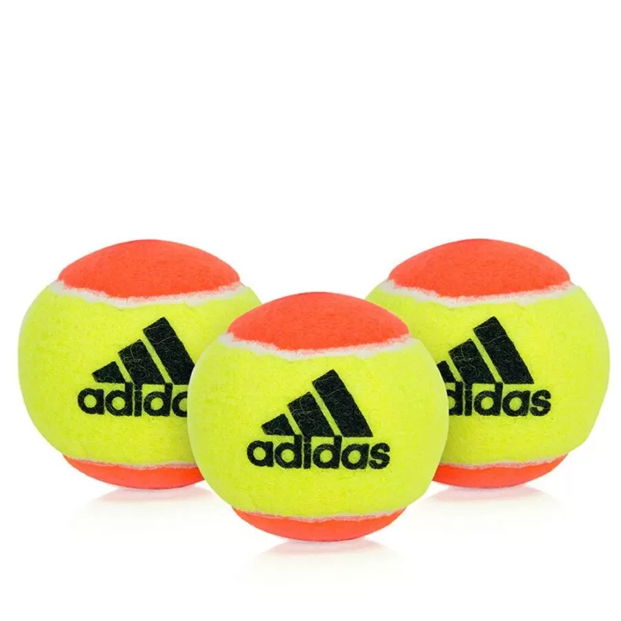 BOLA DE BEACH TENNIS ADIDAS ADITOUR PACK COM 3 UNIDADES  Amarelo e laranja