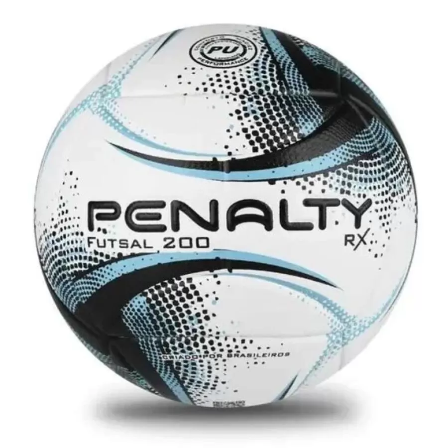 BOLA FUTSAL PENALTY RX 200 XXI  Branco preto e azul