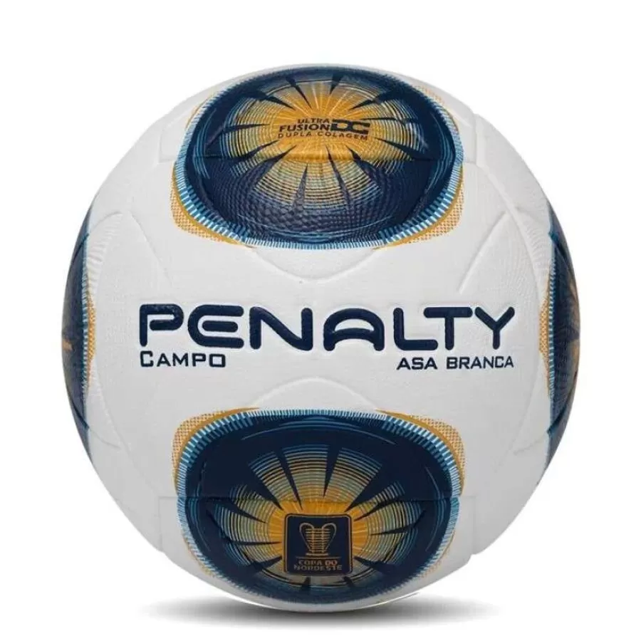 BOLA PENALTY CAMPO ASA BRANCA R2  Branco azul e amarelo