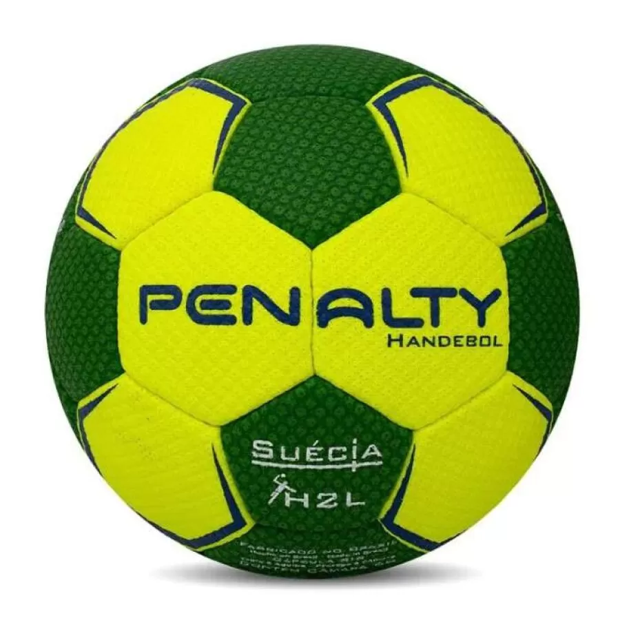 BOLA PENALTY HANDEBOL SUÉCIA H2L ULTRA GRIP X  Verde e amarelo