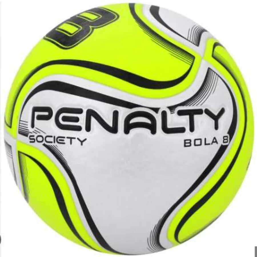 BOLA PENALTY SOCIETY 8 X  Branco e amarelo