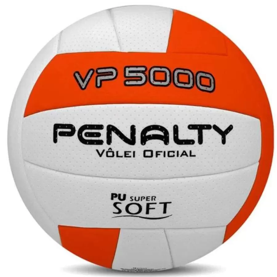 BOLA PENALTY VOLEI VP 5000 X  Branco laranja e preto