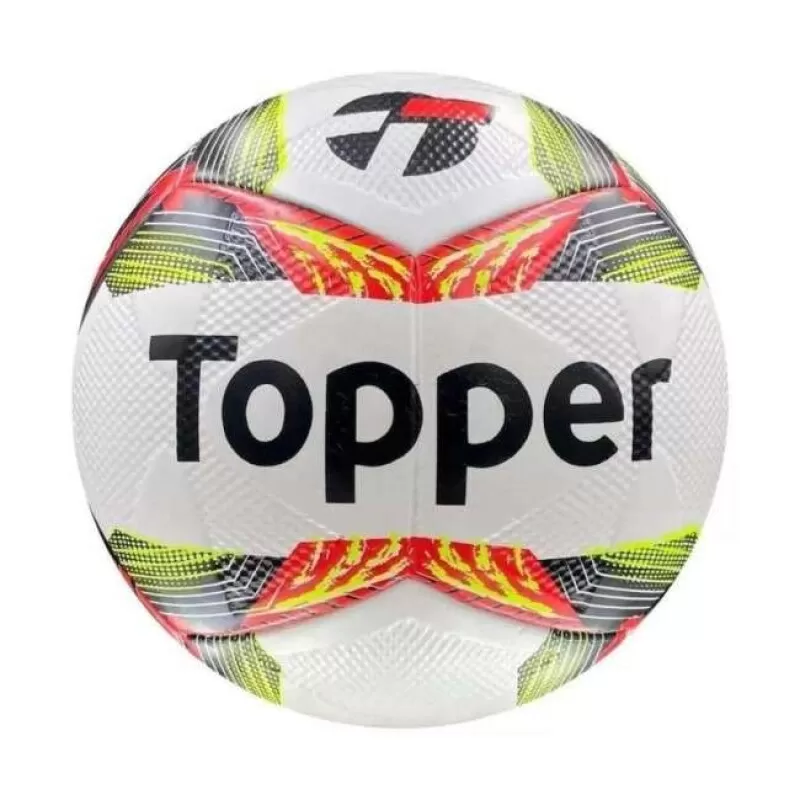 BOLA TOPPER CAMPO SLICK 2024 - Branco vermelho e preto