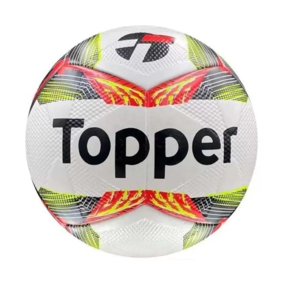 BOLA TOPPER CAMPO SLICK 2024  Branco vermelho e preto