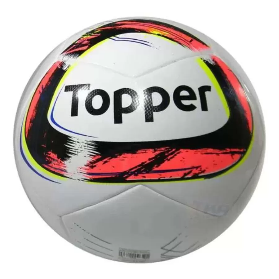 BOLA TOPPER SAMBA CAMPO VELOCITA PRO 2023  Branco vermelho e preto