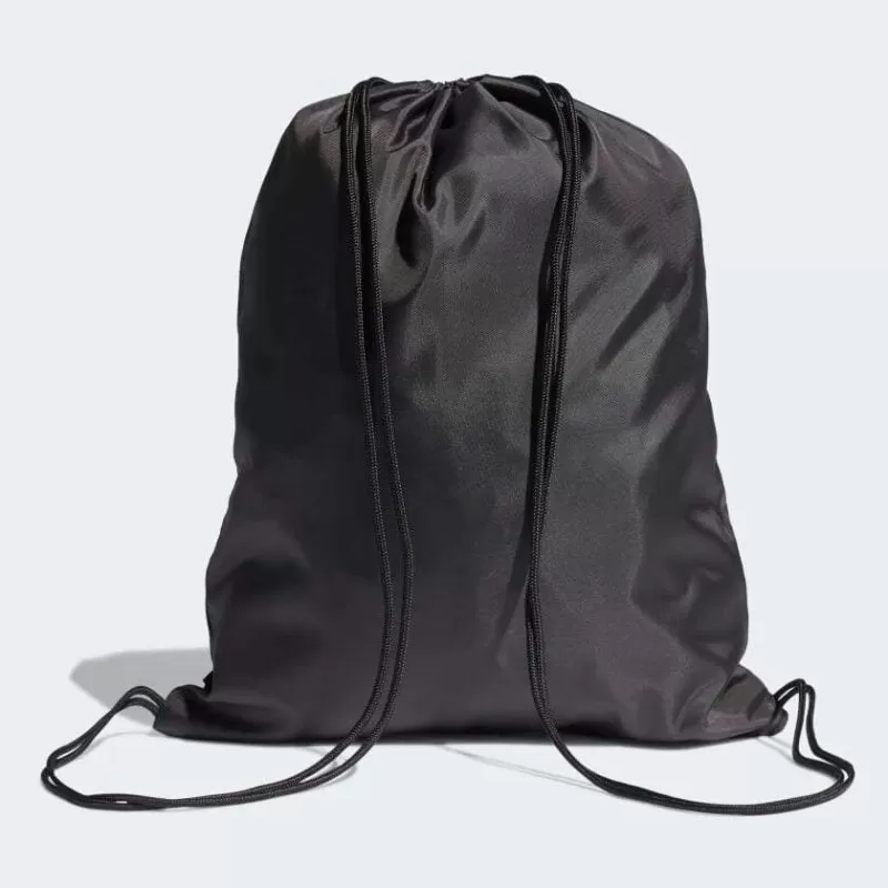 BOLSA GYM SACK ESSENTIALS LOGO - Preto e branco