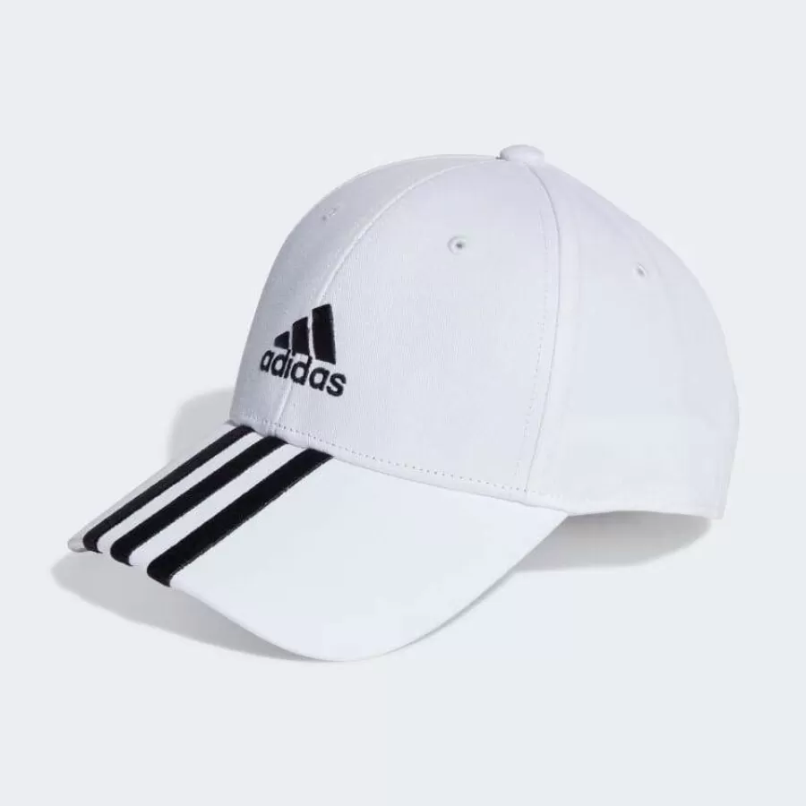 BONE BASEBALL SARJA 3STRIPES  Branco e preto