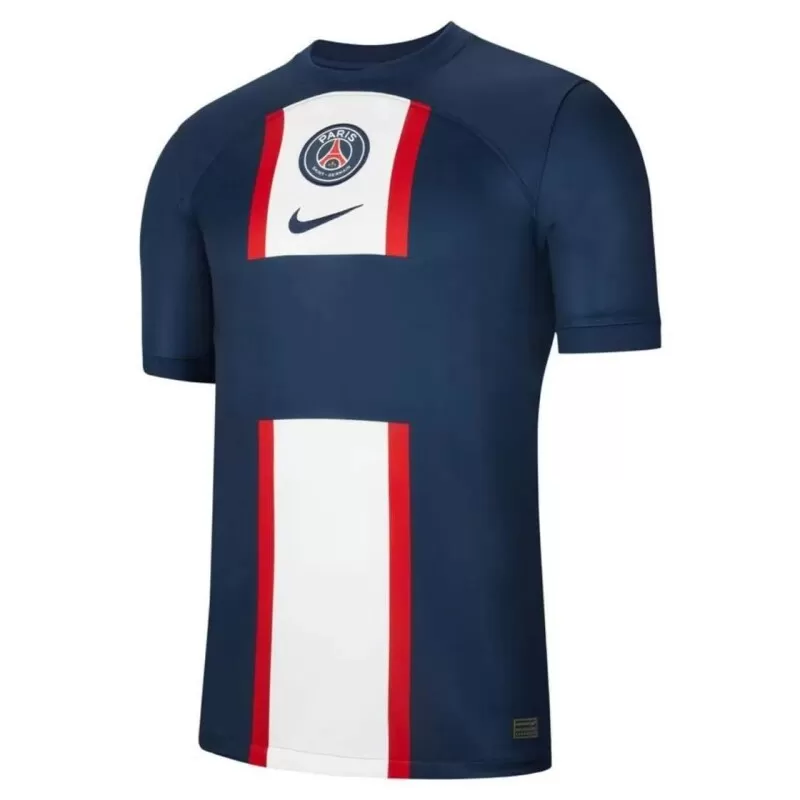 CAMISA 1 TORCEDOR PSG 22/23 NIKE - Azul vermelho e branco