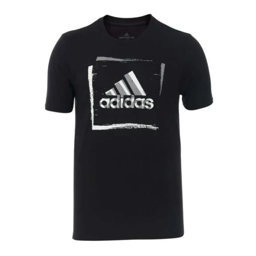 CAMISA ADIDAS GRAFICA BOS 2 TONS  Preto cinza e branco