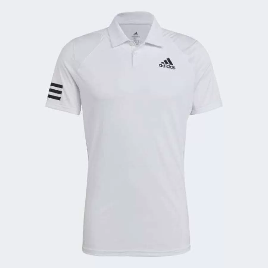 CAMISA ADIDAS POLO 3 LISTRAS  Branco