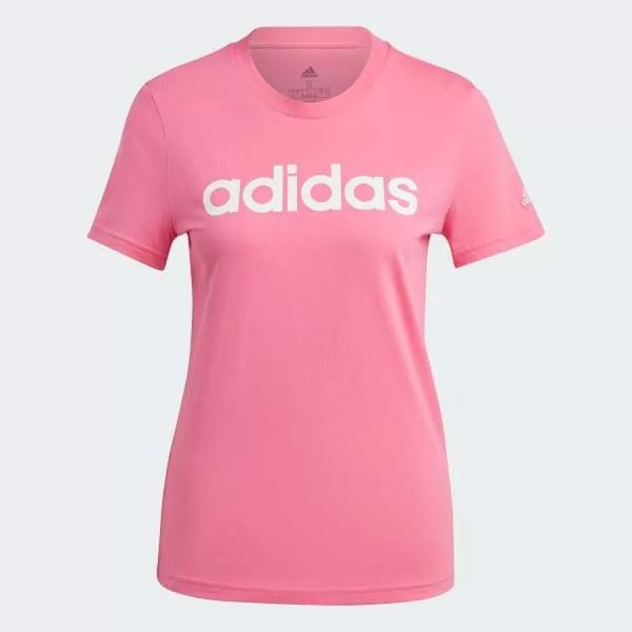 CAMISA ADIDAS W LIN PULSE  Rosa e branco