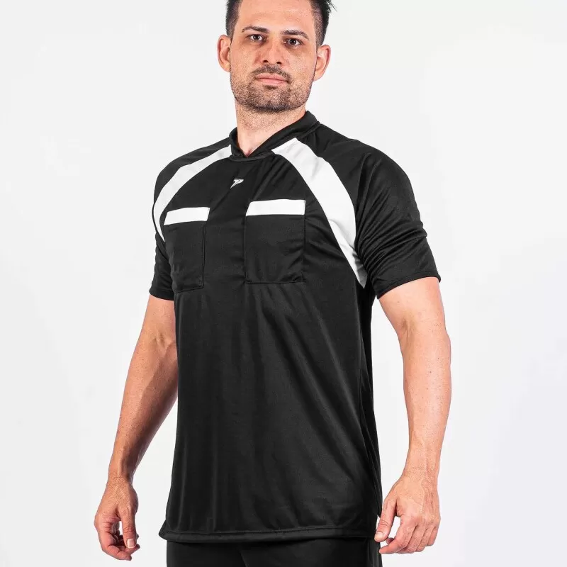 CAMISA ÁRBITRO PKR - Preto e branco