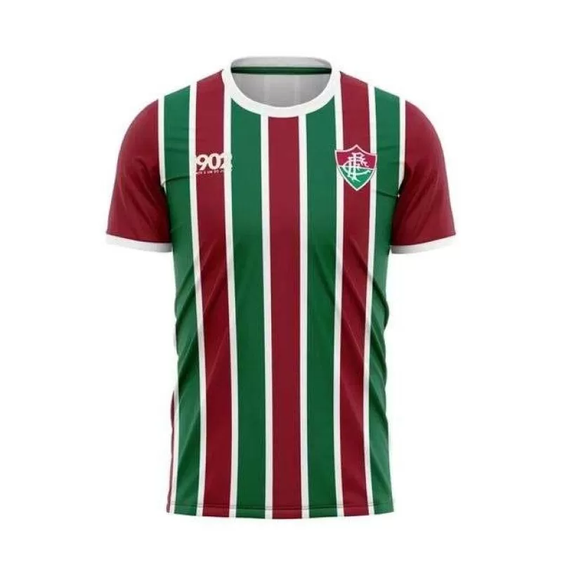 CAMISA ATTRACT FLUMINENSE INFANTIL - Verde vermelho e branco