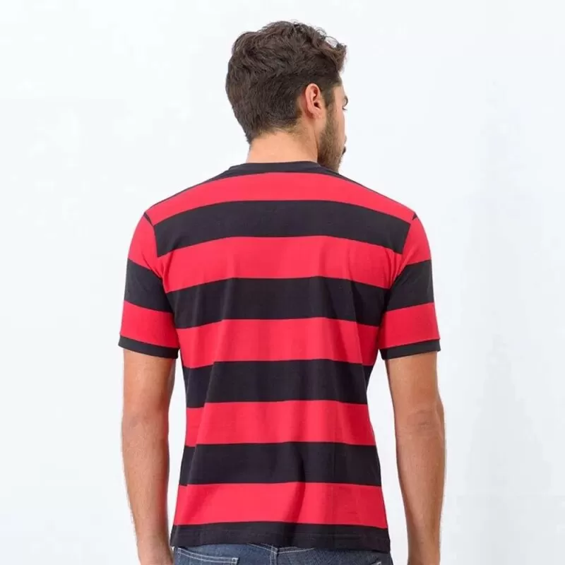 CAMISA FLAMENGO FLATRI CRF BRAZILINE - Vermelho preto e branco