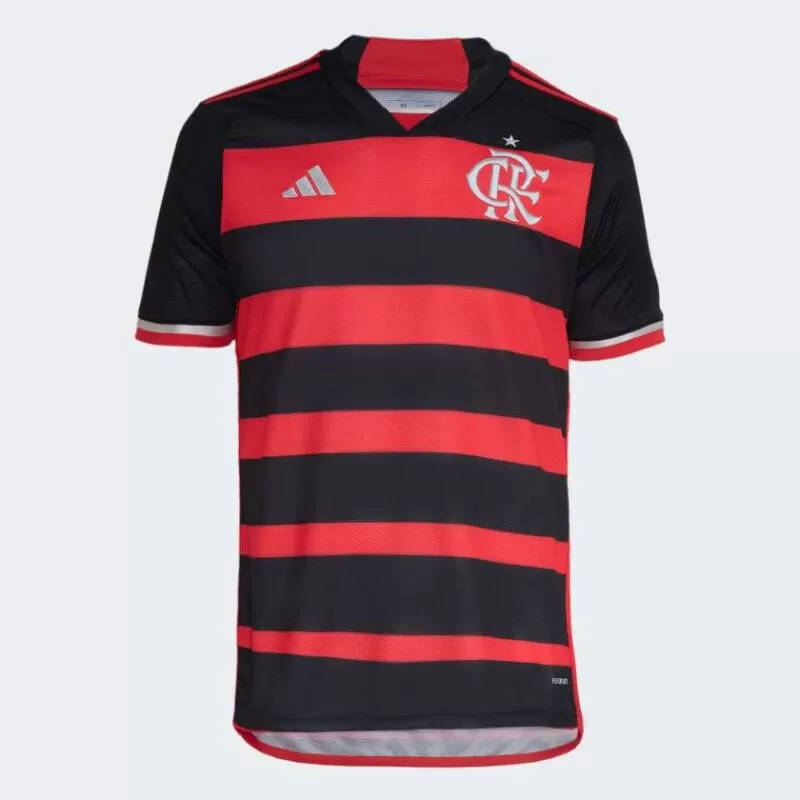 CAMISA FLAMENGO I 24/25 - Vermelho e preto