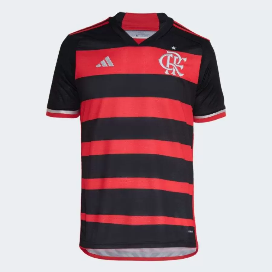 CAMISA FLAMENGO I 24/25  Vermelho e preto