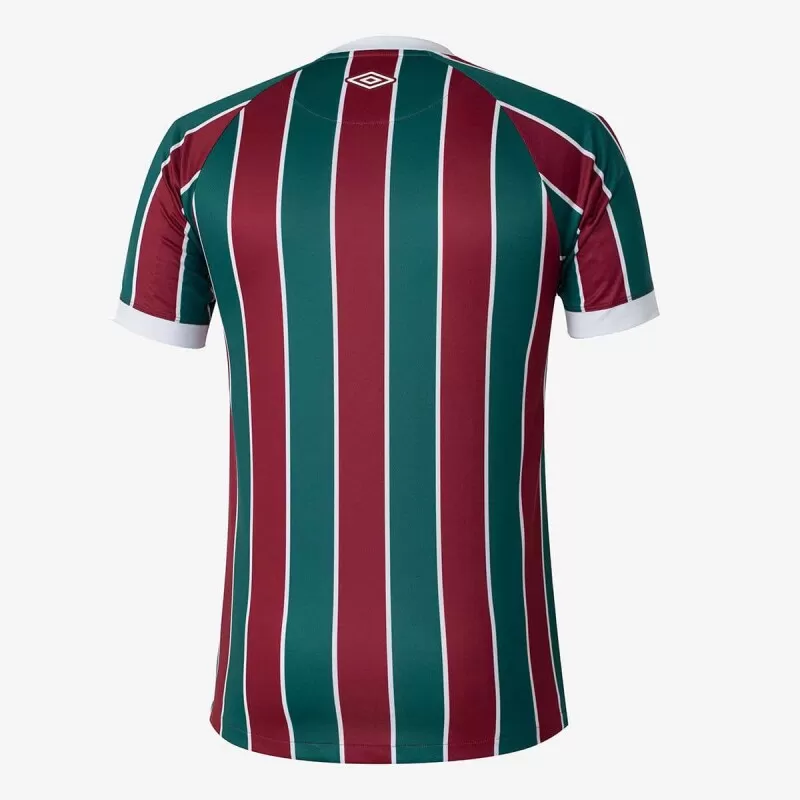 CAMISA FLUMINENSE 1 MASCULINA UMBRO OFICIAL 2023 - Verde vermelho e branco