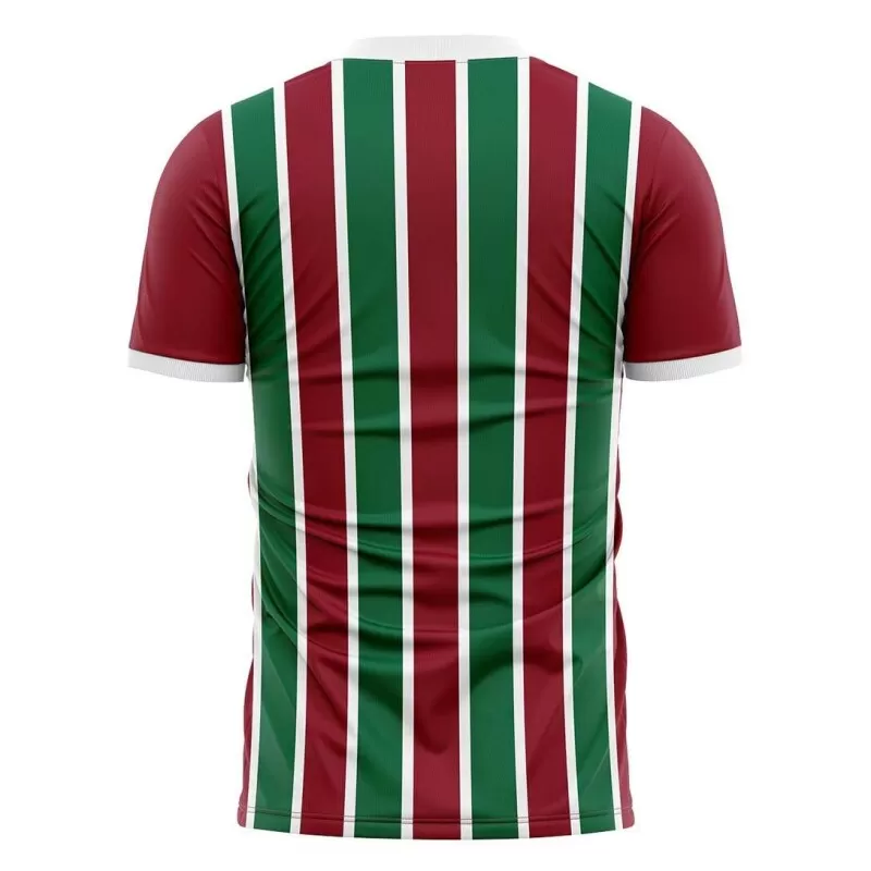 CAMISA FLUMINENSE ATTRACT BRAZILINE - Verde vermelho e branco