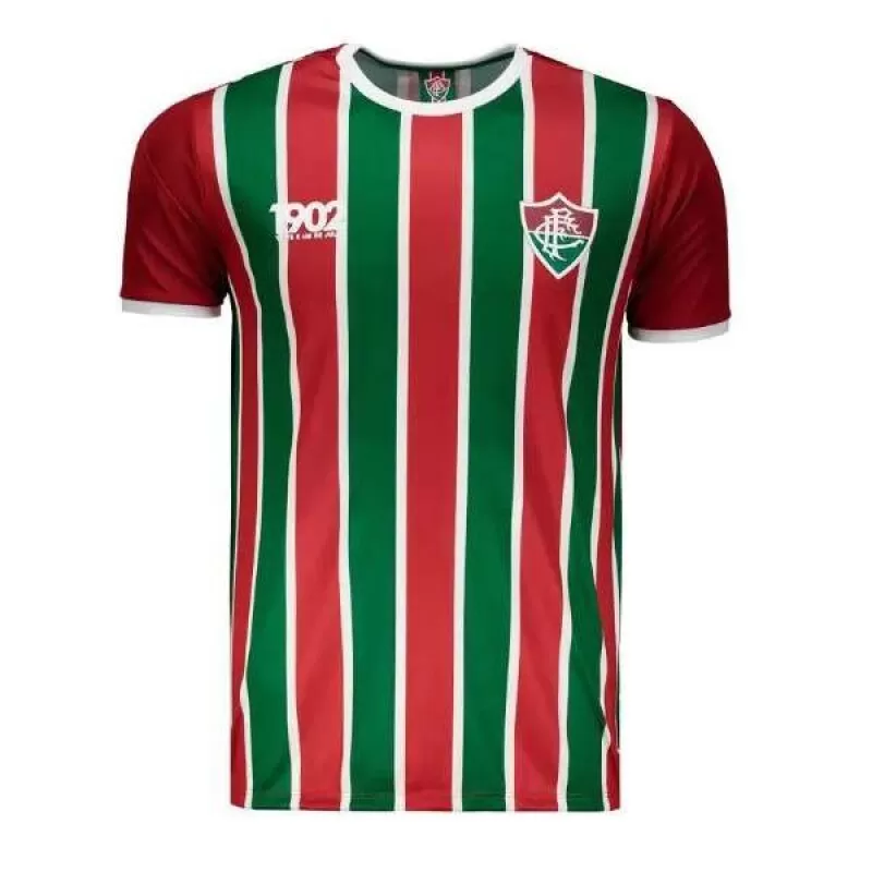 CAMISA FLUMINENSE ATTRACT BRAZILINE - Verde vermelho e branco