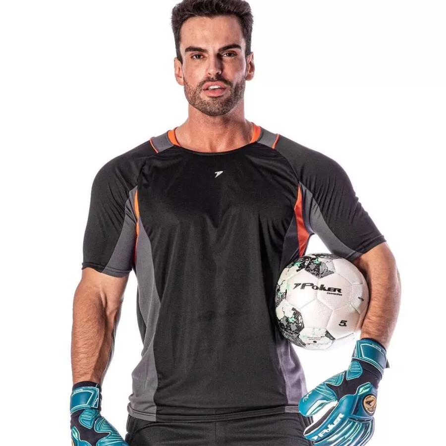 CAMISA GOLEIRO MANGA CURTA SNATCH  Preto