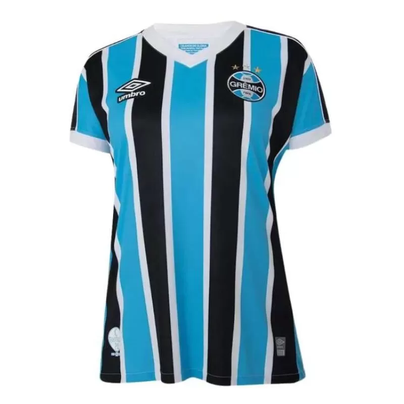 CAMISA UMBRO GRÊMIO OFICIAL 1 2023 - Azul preto e branco