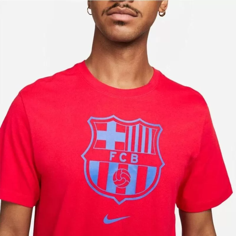 CAMISA NIKE BARCELONA CREST - Vermelho e azul