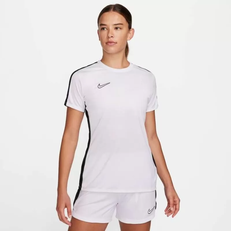 CAMISA NIKE DRI FIT ACADEMY - Branco e preto