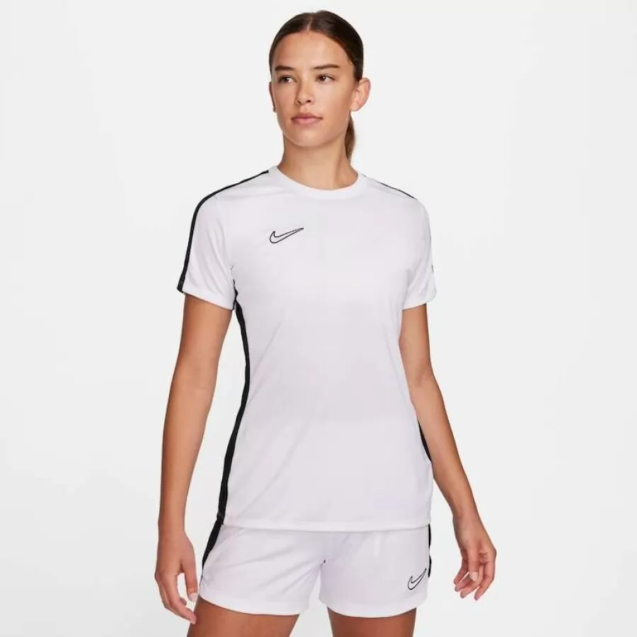 CAMISA NIKE DRI FIT ACADEMY  Branco e preto