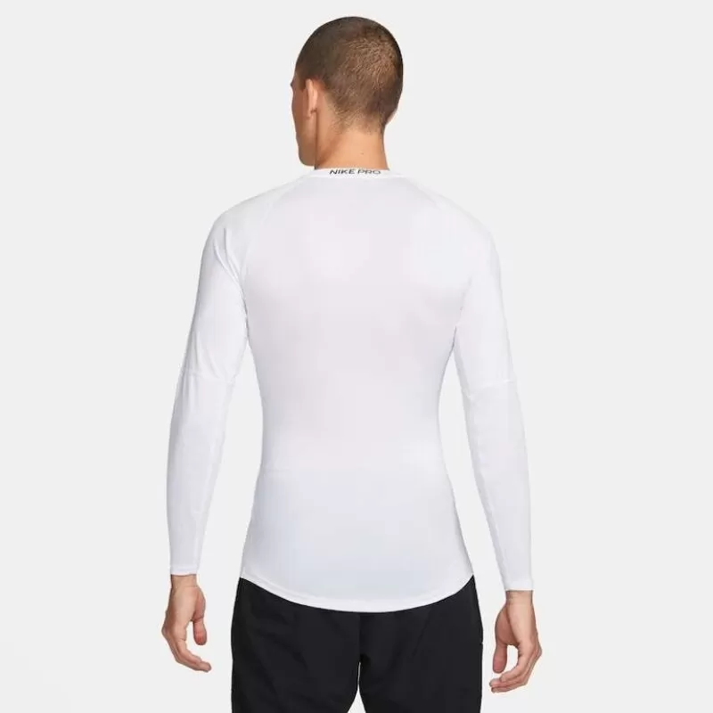 CAMISA NIKE PRO DRI-FIT MANGA LONGA - Branco