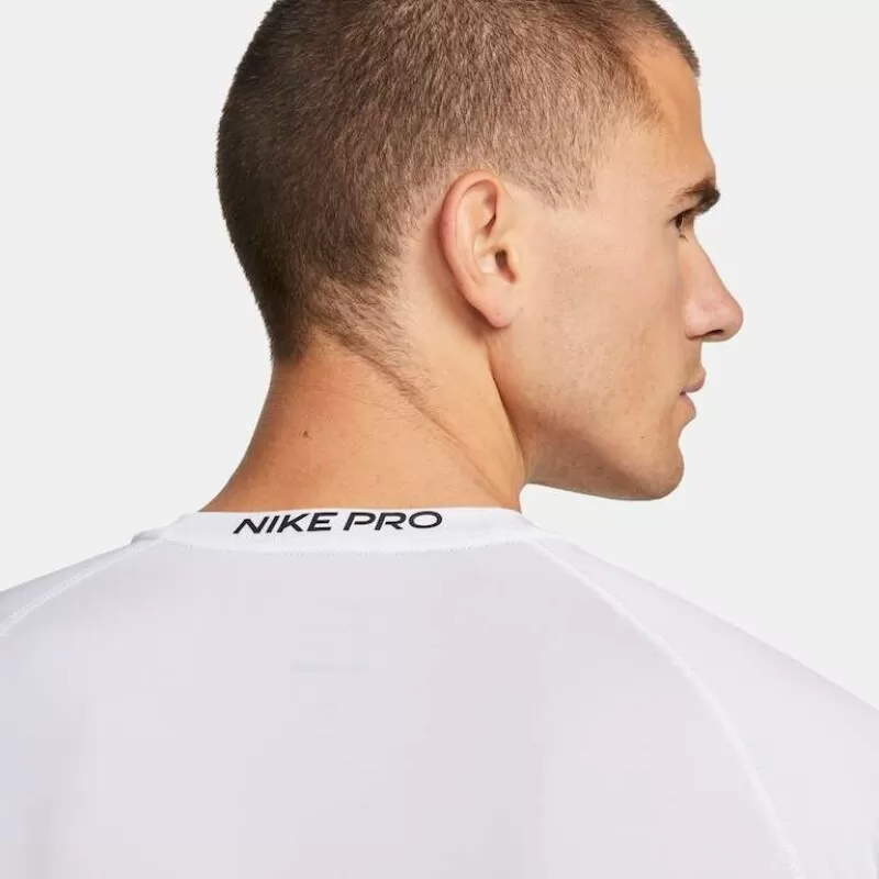 CAMISA NIKE PRO DRI-FIT MANGA LONGA - Branco