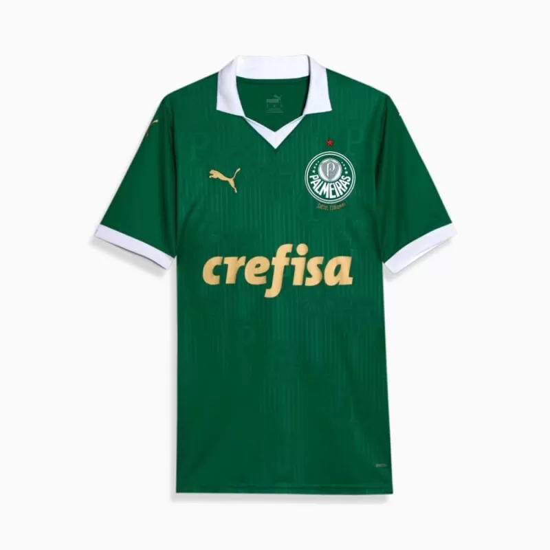 CAMISA PALMEIRAS 1 HOME TORCEDOR 24/25 - Verde e branco