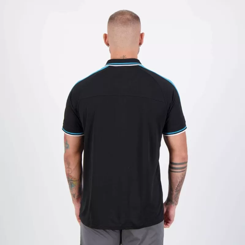 CAMISA POLO GREMIO PAUL - Preto e azul