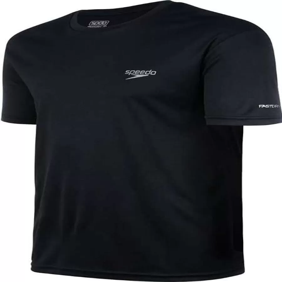 CAMISA SPEEDO RAGLAN BASIC  Preto