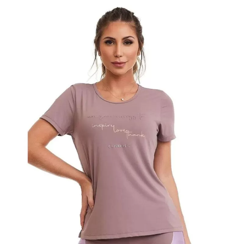 CAMISA T-SHIRT INSPIRE - Roxo