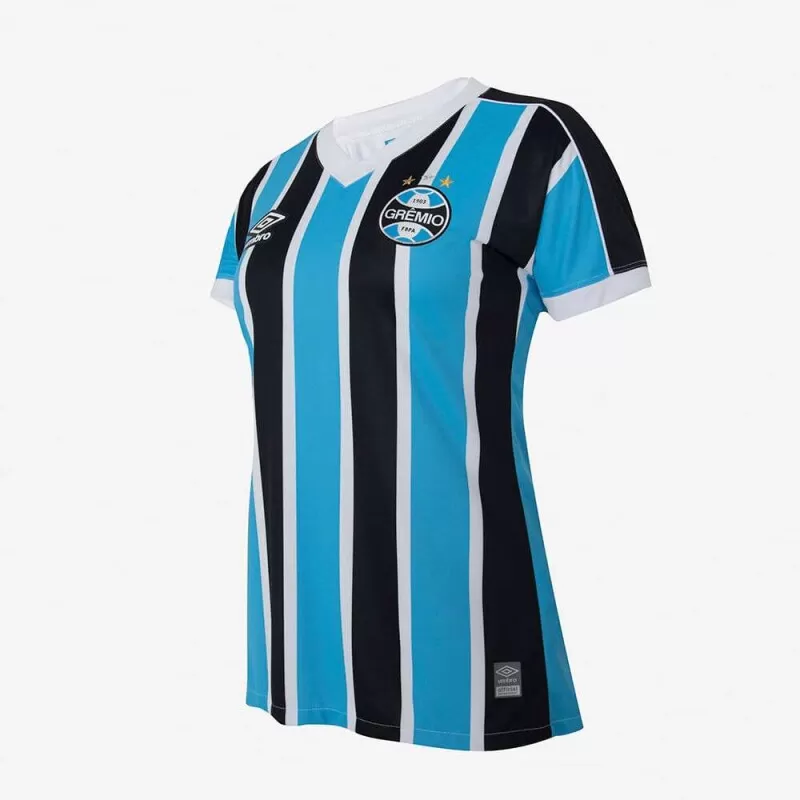 CAMISA UMBRO GRÊMIO OFICIAL 1 2023 - Azul preto e branco