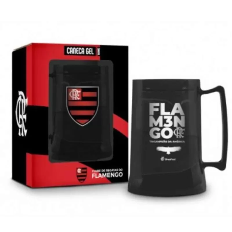 CANECA GEL 300ML - FLAMENGO LIBERTADORES 1 - Diversos