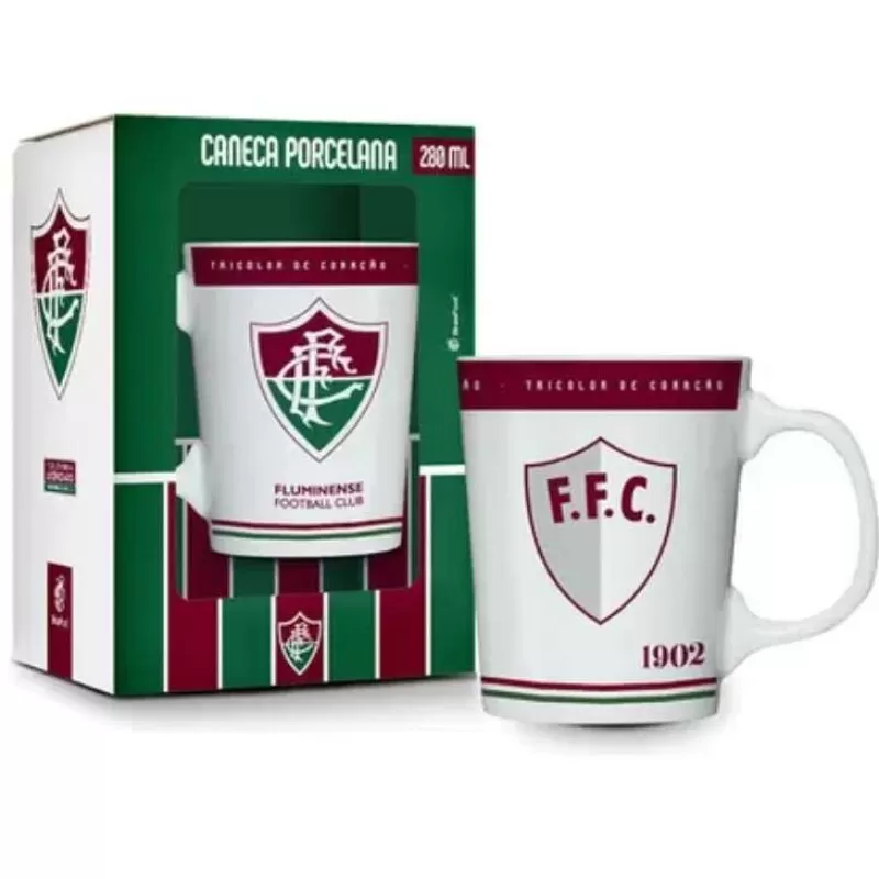 CANECA PORCELANA PREMIUM - FLUMINENSE - Diversos