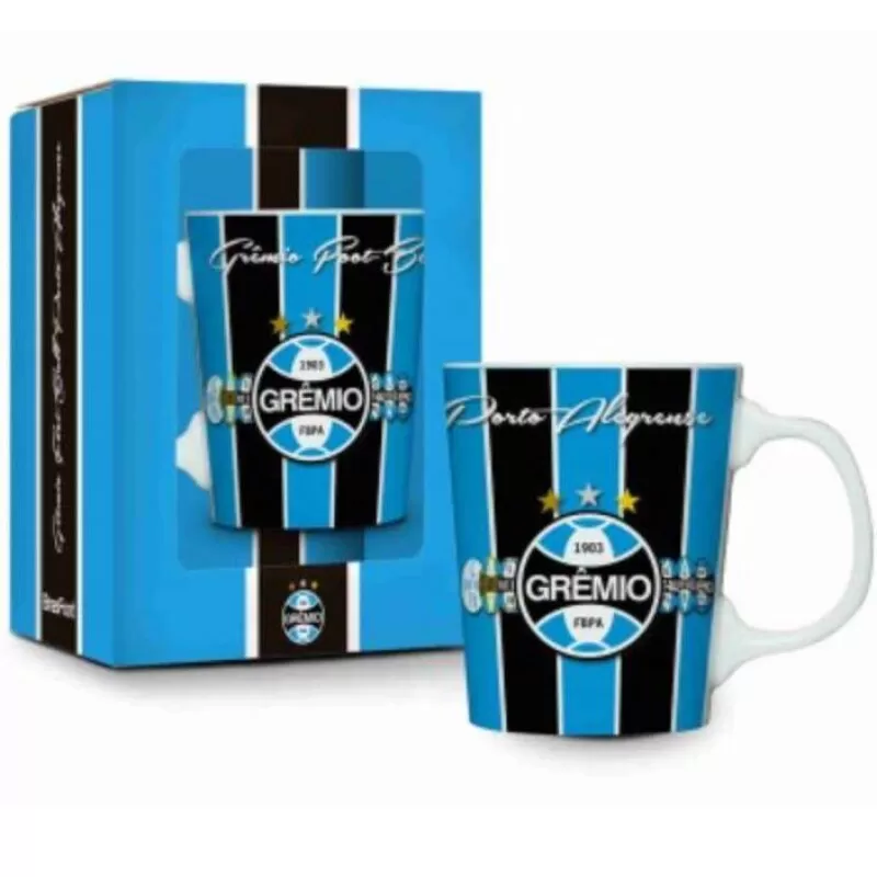 CANECA PORCELANA PREMIUM - GRÊMIO 260ML - Diversos