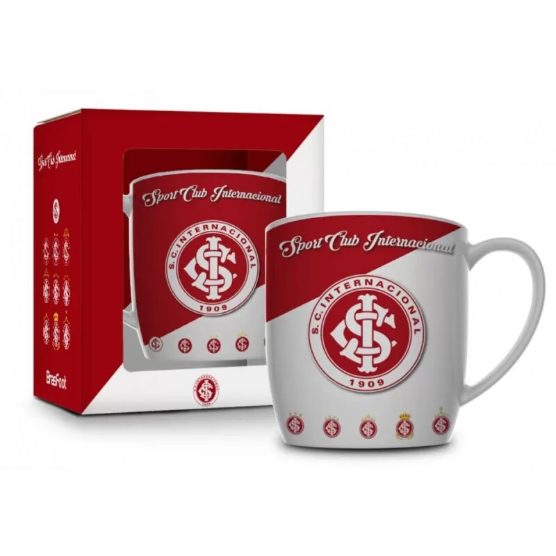 CANECA PORCELANA URBAN 300ML TIMES - INTER - Diversos