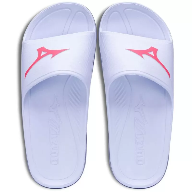 CHINELO MIZUNO SLIDE ENERZY - Azul claro e cereja