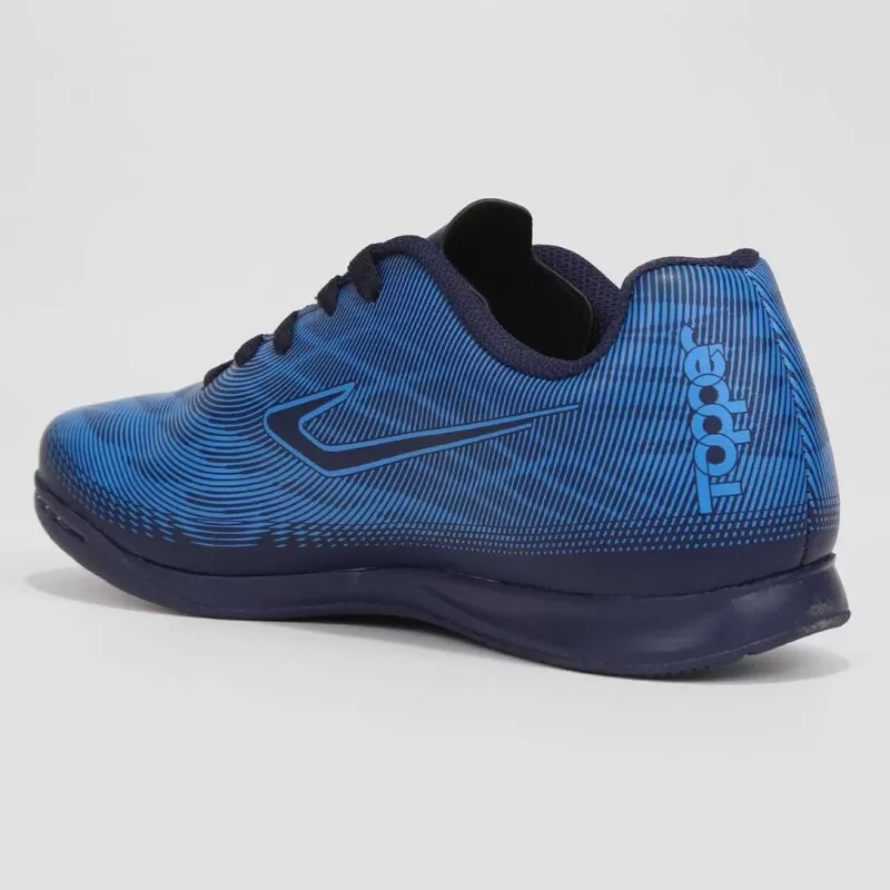 CHUTEIRA TOPPER SLICK IV FUTSAL INFANTIL - Azul marinho e azul