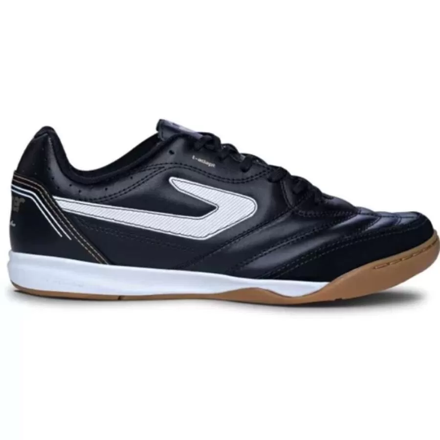 CHUTEIRA TOPPER TOP MAESTRO PRO IV FUTSAL  Preto branco e dourado