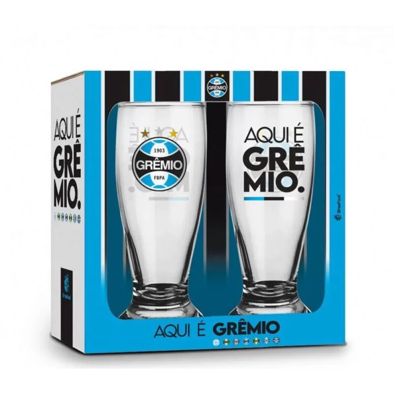 COPO GREMIO MUNICH COM 2 UNIDADES - Azul e preto