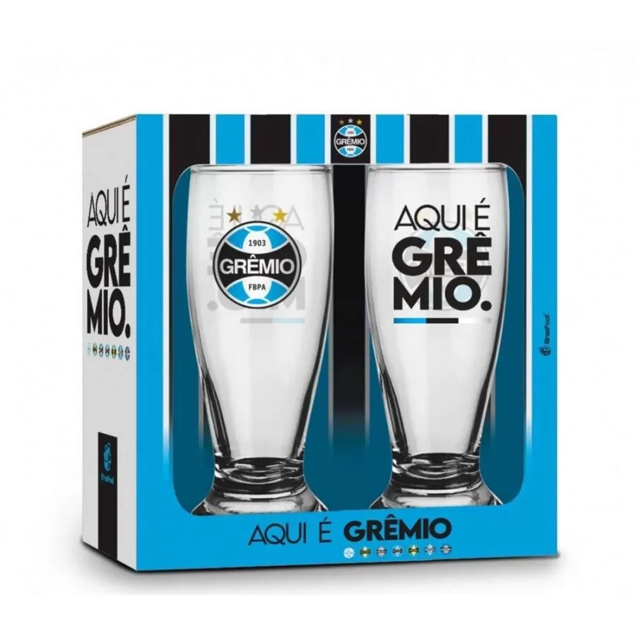 COPO GREMIO MUNICH COM 2 UNIDADES  Azul e preto