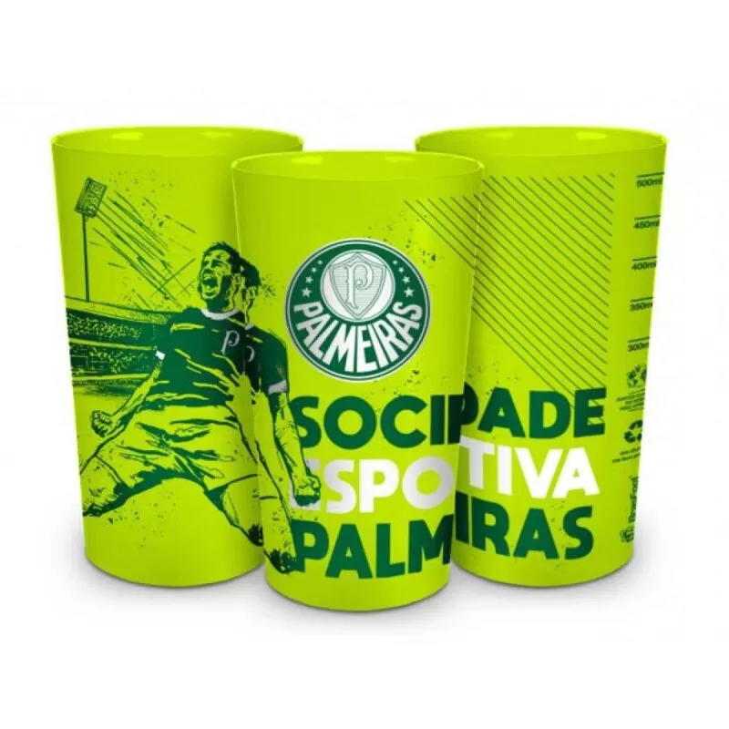 COPO PLÁSTICO 500ML - PALMEIRAS - Diversos