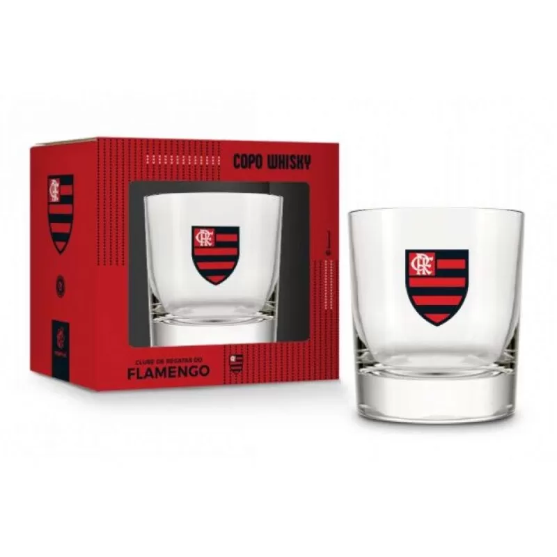 COPO WHISKY ATOL 310ML - FLAMENGO - Diversos