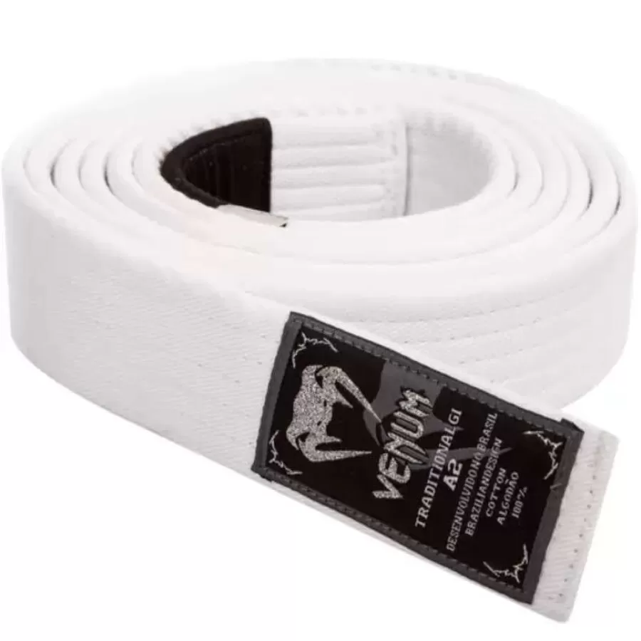 FAIXA JIU JITSU BJJ BELT VENUM  Branco