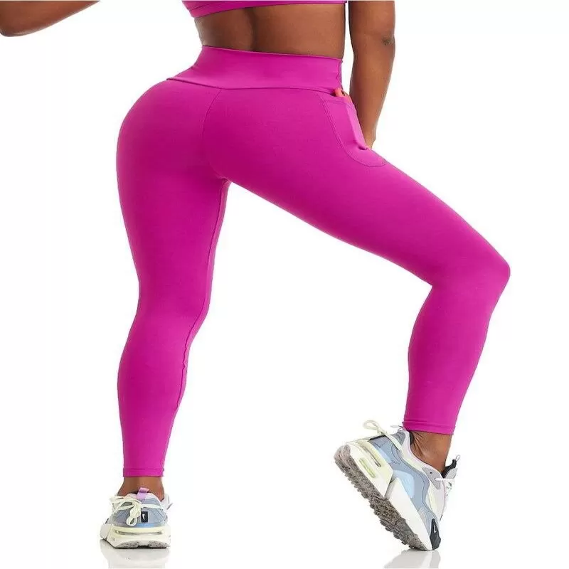 LEGGING NZ POCKET CLASSIC - Rosa fucsia